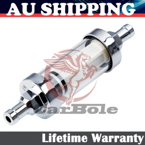 1*5/16" 8mm Universal Fuel Pump Filter Clear View-Glass Motorcycle Dirt bike Car - Picture 1 of 16