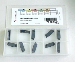CERATIZIT GX16-3E4.00N0.30-M1 CTP1340 CARBIDE GROOVING INSERT NEW 10 pcs. - Picture 1 of 4