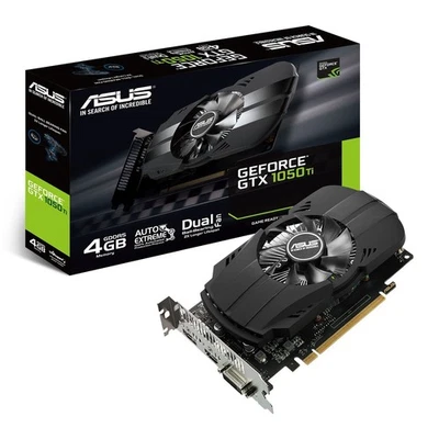 Asus NVIDIA GeForce GTX 1050 PH-GTX1050TI-4G 4 GB GDDR5 128-bit Memory HDMI 716 - Image 1 of 4