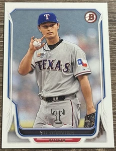 Yu Darvish #30 2014 Bowman béisbol Texas Rangers - Imagen 1 de 2