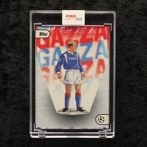 Topps Project 22 Paul Gascoigne Rangers F.C. by Dan Leydon UEFA Soccer Cards - Picture 1 of 2
