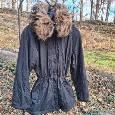 Parka Chaqueta De Colección Bogner De Piel Para Mujer Talla 8 Negra Parka de Esquí Hecha en EE. UU. Foto 1 de 4