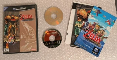 The Legend of Zelda: The Wind Waker / Metroid Prime Nintendo GameCube, 2005 na caixa - Imagem 1 de 3