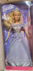 Vestido de princesa Barbie Mattel 2000 púrpura vintage en caja original - Imagen 1 de 4
