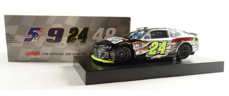 Caramelo de la Guardia Nacional firmado por Jeff Gordon LE NASCAR #24 2024 Camaro ZL1 1:24 #/78 Foto 1 de 4