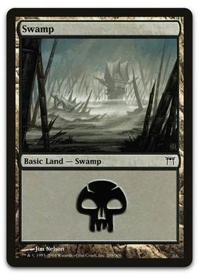 Swamp (298) #298 (NM) Champions of Kamigawa CHK Magic MTG - Image 1 of 2