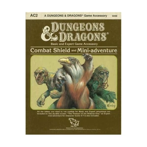 TSR Basic D&D Combat Shield and Mini-Adventure Fair+ - Picture 1 of 2