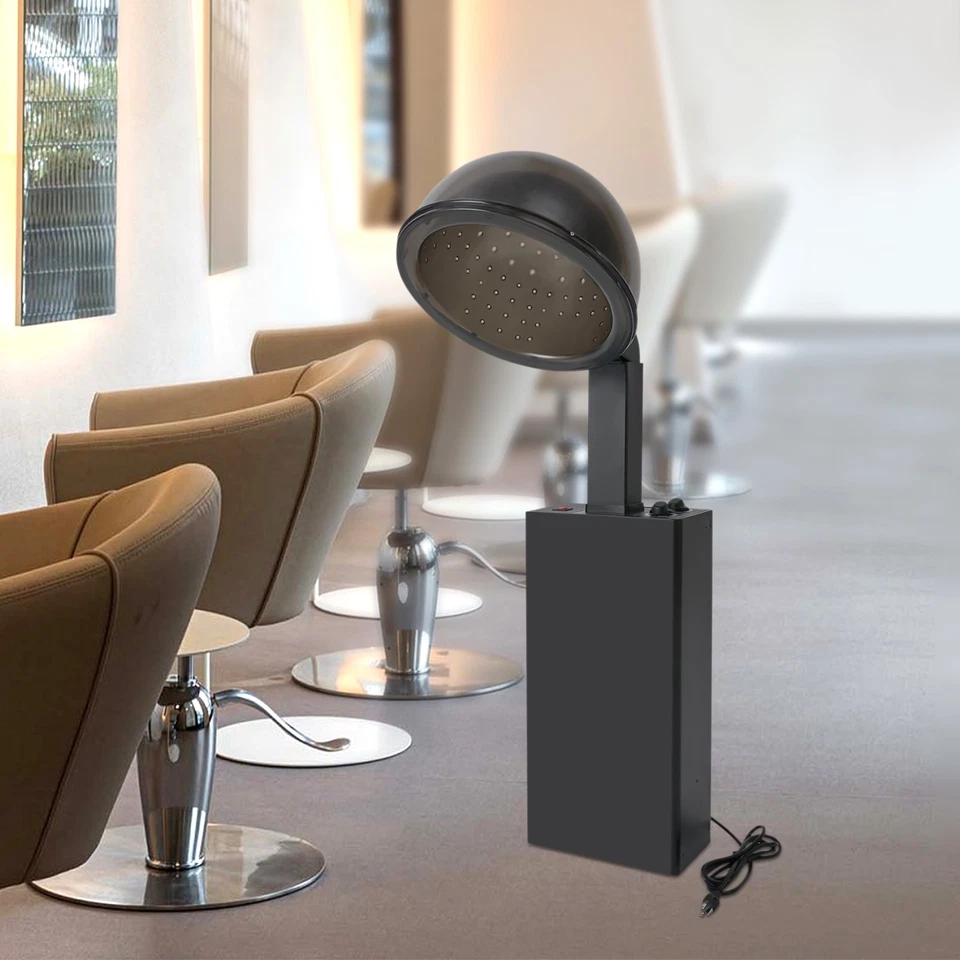 Corded Electric Salon Hair Dryer Black 1200W Hooded Hair Dryer with Timer 110V - Image 1 of 4