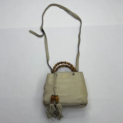 Bolso de mano Gucci mini shopper de cuero de bambú de dos vías Foto 1 de 4