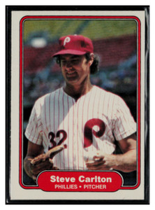 1982 Fleer #243 Steve Carlton