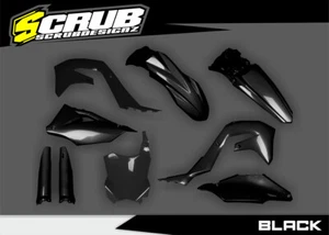 Polisport Restyle Kawasaki KX125 KX250 2004-2008 Plastic kit + fork guards - Picture 1 of 10