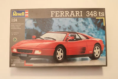 FERRARI 348 TS 1/24 REVELL CAR KIT AUTO COD . 7296 - OLD TOY VINTAGE NUOVO - Immagine 1 di 3