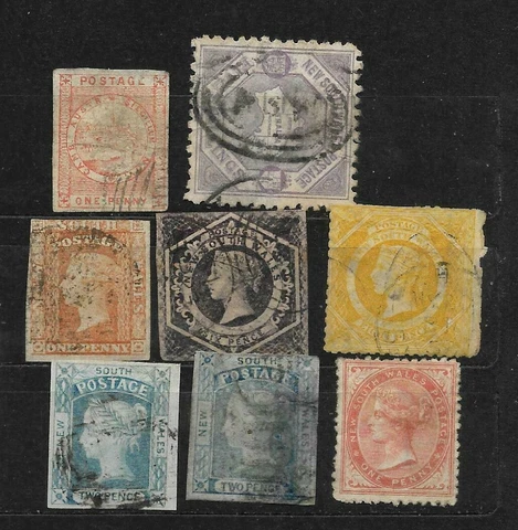 NEW SOUTH WALES LOT  Sc  NOT CHECKED USED and MINT HR FVF Cover