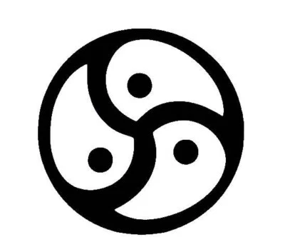 Calcomanía Vinilo Coche Camión Adhesivo Pared - Símbolo BDSM Logo Foto 1 de 4