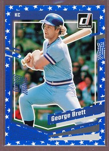 2023 Donruss Baseball Base Independence Day #185 George Brett (KC)