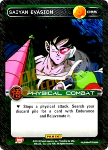 DBZ Dragon Ball Z TCG Panini Movie Collection C55 Saiyan Evasion Foil - Picture 1 of 1