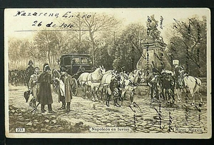 56-MILITARY FRANCE -Napoleón en Iuvisy (Foto Miret, México) - Picture 1 of 2