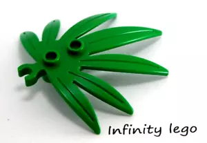 6 LEGO Green Plant Leaves 6 x 5 Sword Leaf with Clip (30239) - 6 Pieces - Bild 1 von 1