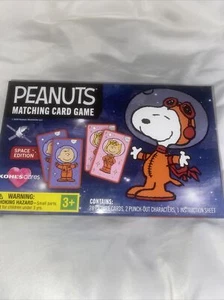 Peanuts Matching Card Game / Space Edition Charlie Brown & The Gang - Picture 1 of 3