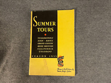 1933 Union Pacific Railroad Brochure Summer Tours Northwestern Line Yellowstone