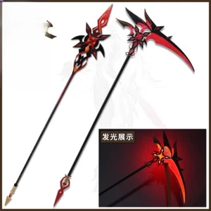 Disfraz de Siervo de Impacto Arlecchino Genshin Disfraz Arma Hoz Lanza Halloween - Imagen 1 de 17
