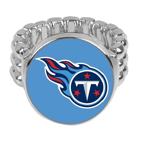 Tennessee Titans Silver Men's Women's Football Ring Fits All Sizes w Gift Pk D2 Cover