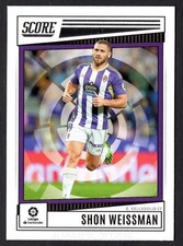 SHON WEISSMAN #169 VALLADOLID CHROME SCORE 2022-23 LA LEAGUE SANTANDER 22/23 PANINI