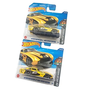 2 x Hot Wheels ✔ Aston Martin DB4GT High Speed Yellow • 107/250 Mattel HYY52 - Picture 1 of 4