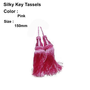 Silky Key Tassels, Cushions, Blinds,Bibles , Curtains,Pink