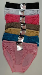 061 LONE Damen Slip Jazzpant 42 44 46 Beige Braun Rosa Schwarz Blau Weiß - Bild 1 von 8