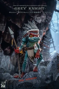 Modelo de acción Mithril Studio 1/10 GREY KNIGHT NO.03 Wave Chief Tuluka - Imagen 1 de 11