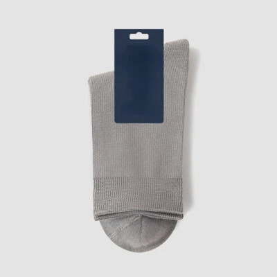 5 pares de medias desodorantes absorbentes de sudor negocios color sólido otoño hombre Foto 1 de 4