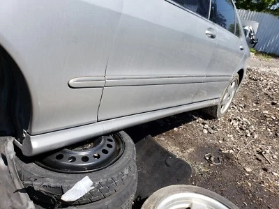 1999-2000-2001-2002 MERCEDES-BENZ W220 S430 S500 LEFT DRIVER SIDE SKIRT SILVER  - Imagem 1 de 2
