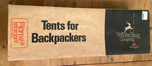 Vintage White Stag Trail Companion 28752 Tent for Backpackers Read - Picture 1 of 12