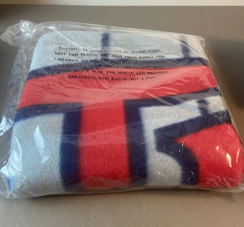 Minnesota Twins MLB Gray stadium fleece blanket (SGA) (New) Cover