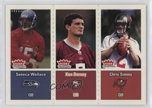 2003 Fleer Tradition Tiffany Seneca Wallace Ken Dorsey Chris Simms Rookie RC