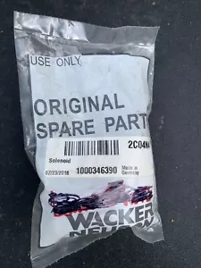 NEW Oem Wacker Neuson Magnetic Coil Solenoid 1000346390 - Picture 1 of 2