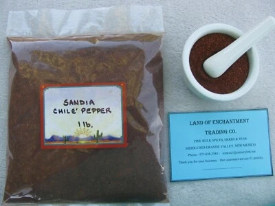 ESCACHA NUEVO MÉXICO SANDIA CHILE ROJO EN POLVO 1 LB Fresco!  VENDEDOR DE ESTADOS UNIDOS ENVÍO GRATIS Foto 1 de 3