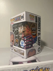 Funko Pop Monkey D. Garp 1850 One Piece Anime Firmado Auto Arte Personalizado Toyzilla - Imagen 1 de 6