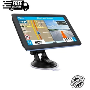 Auto LKW GPS Navigation 7 Zoll Touchscreen 2023 Karten gesprochene Richtung - Bild 1 von 5