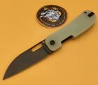 QSP Knife Messer Variant PE Linerlock 14C28N Jade G10 Taschenmesser Linerlock