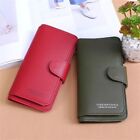 Ladies Girls Long Purse Large Capacity Phone Card Holder Case Leather Wallet