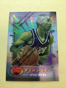 1994-95 Topps Finest REFRACTOR #146 Spud Webb - W COATING - NM-MINT - 8495 - Bild 1 von 3