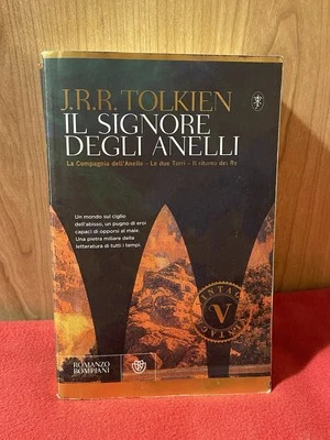 J.R.R. Tolkien Il Signore Degli Anelli Prima Edizione Vintage Bompiani Alliata - Immagine 1 di 4