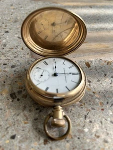 Elgin Pocket Watch, Key Wind, Late 1800s, Gold Filled - Picture 1 of 6