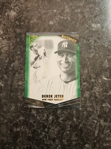 2018 Topps Gallery Masterpiece Derek Jeter Green Parallel # /250 Yankees - Picture 1 of 2