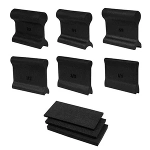 71441 Flexible Contour Sanding Grips Set w/ 3 Flexible Foam Pads and 6 Profil... - Picture 1 of 8
