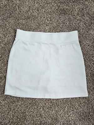 Falda de Golf PEBBLE BEACH Talla Pequeña Blanca Atlética Skort Elastizada Pickleball Tenis Foto 1 de 4