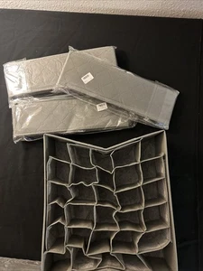 New 30 Cells Bamboo Charcoal Underwear Ties Sock Storage Drawer Organizer Box US - Picture 1 of 4
