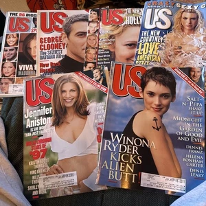 6 Stück US Magazin 1997 Ryder Aniston Barrymore Love Clooney Jahresendausgabe - Bild 1 von 7